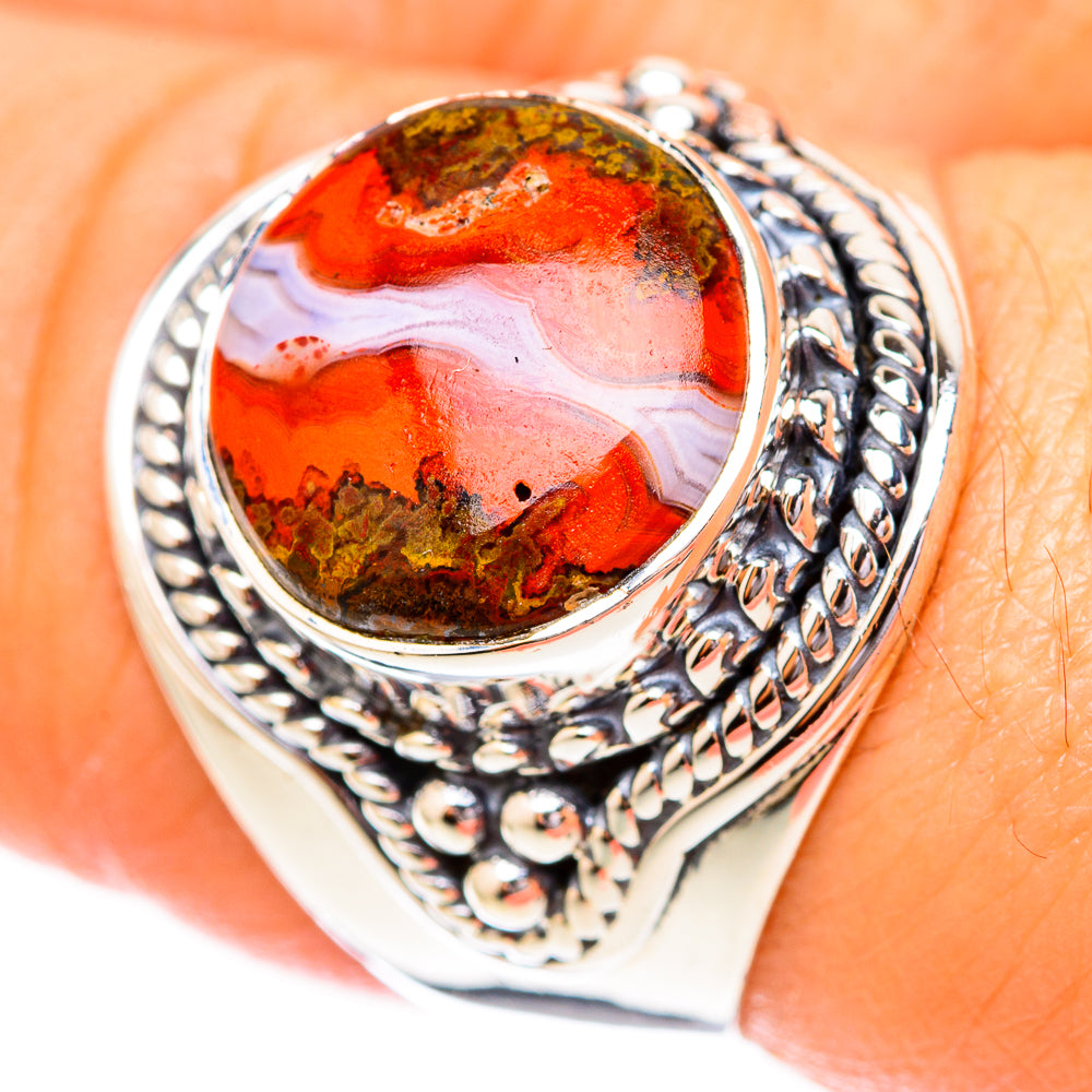 Ocean Jasper Rings handcrafted by Ana Silver Co - RING118114