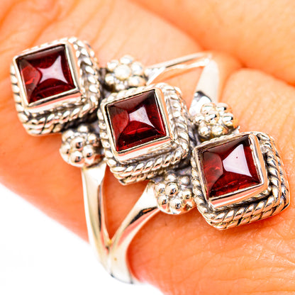 Garnet Rings handcrafted by Ana Silver Co - RING118119