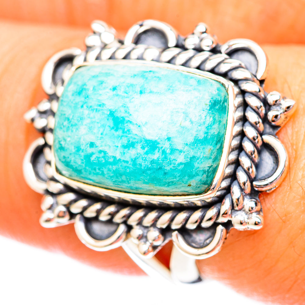 Amazonite Rings handcrafted by Ana Silver Co - RING118132