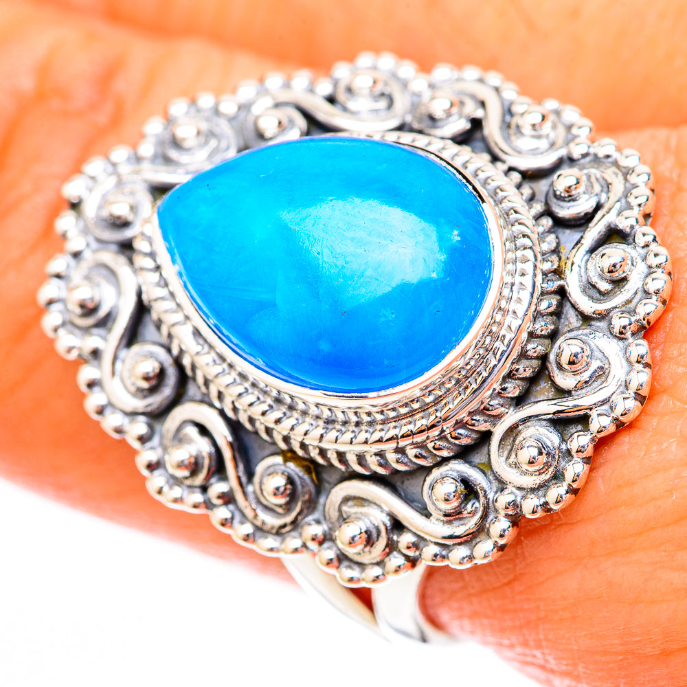 Smithsonite Rings handcrafted by Ana Silver Co - RING118134