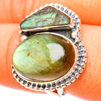 Labradorite Rings handcrafted by Ana Silver Co - RING118140