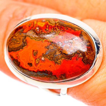 Moroccan Agate Rings handcrafted by Ana Silver Co - RING118143