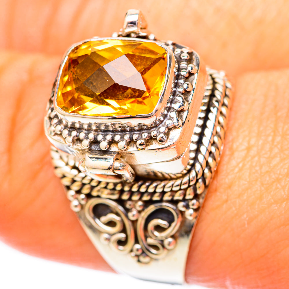 Citrine Rings handcrafted by Ana Silver Co - RING118146