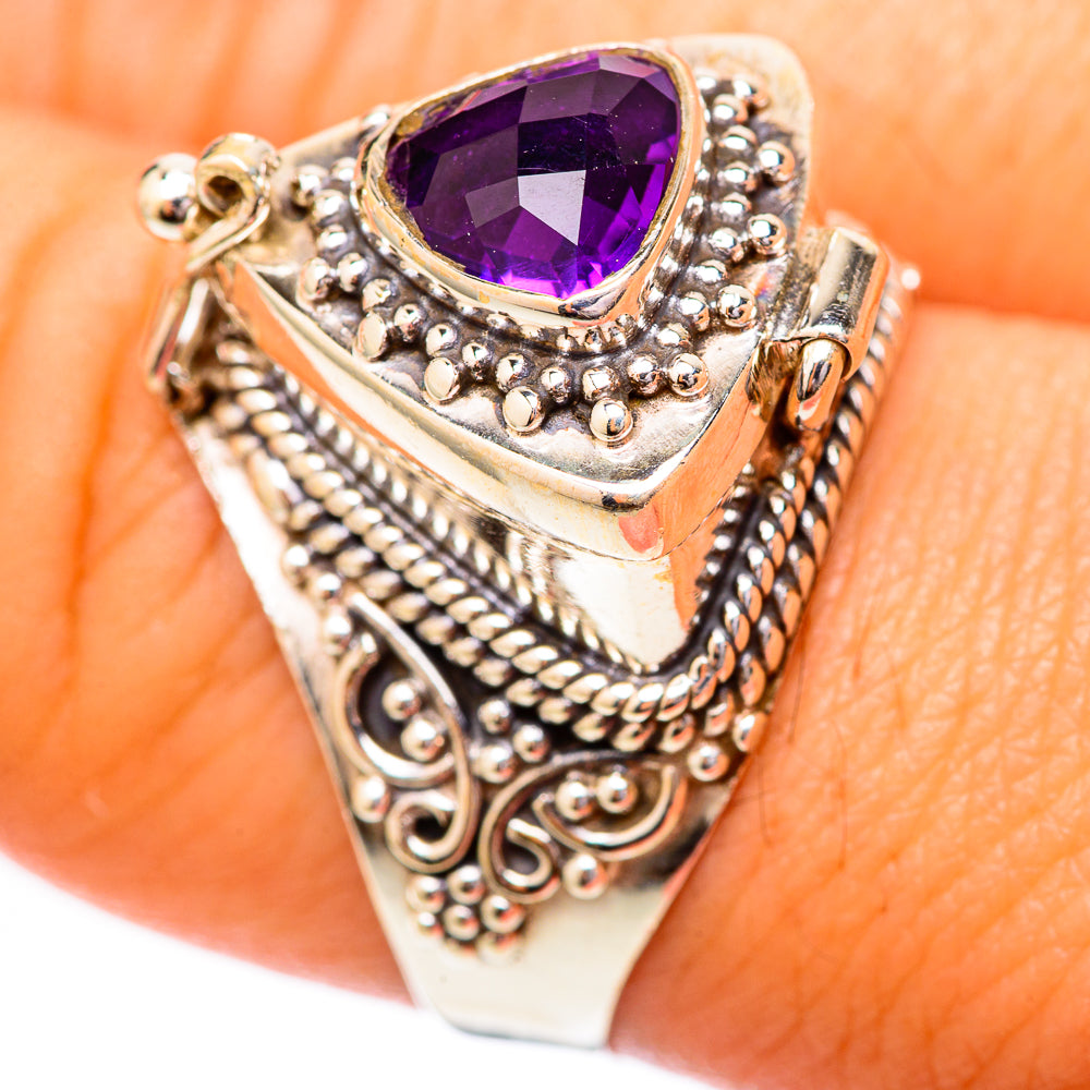 Amethyst Rings handcrafted by Ana Silver Co - RING118153