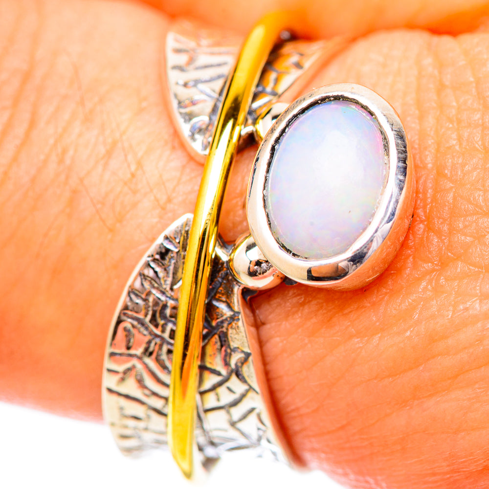 Ethiopian Opal Rings handcrafted by Ana Silver Co - RING118158