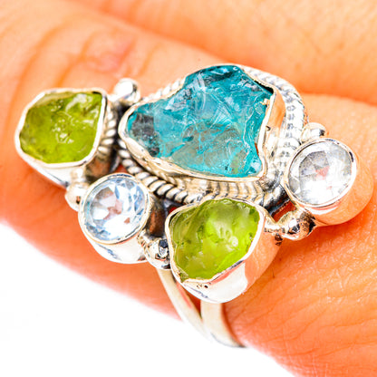Apatite Rings handcrafted by Ana Silver Co - RING118162