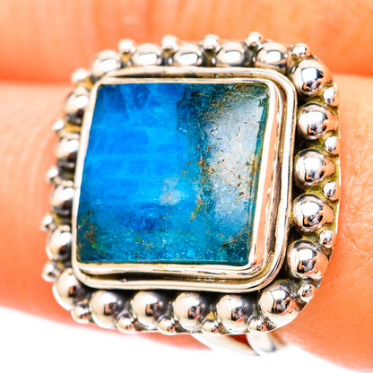 Chrysocolla Rings handcrafted by Ana Silver Co - RING118164