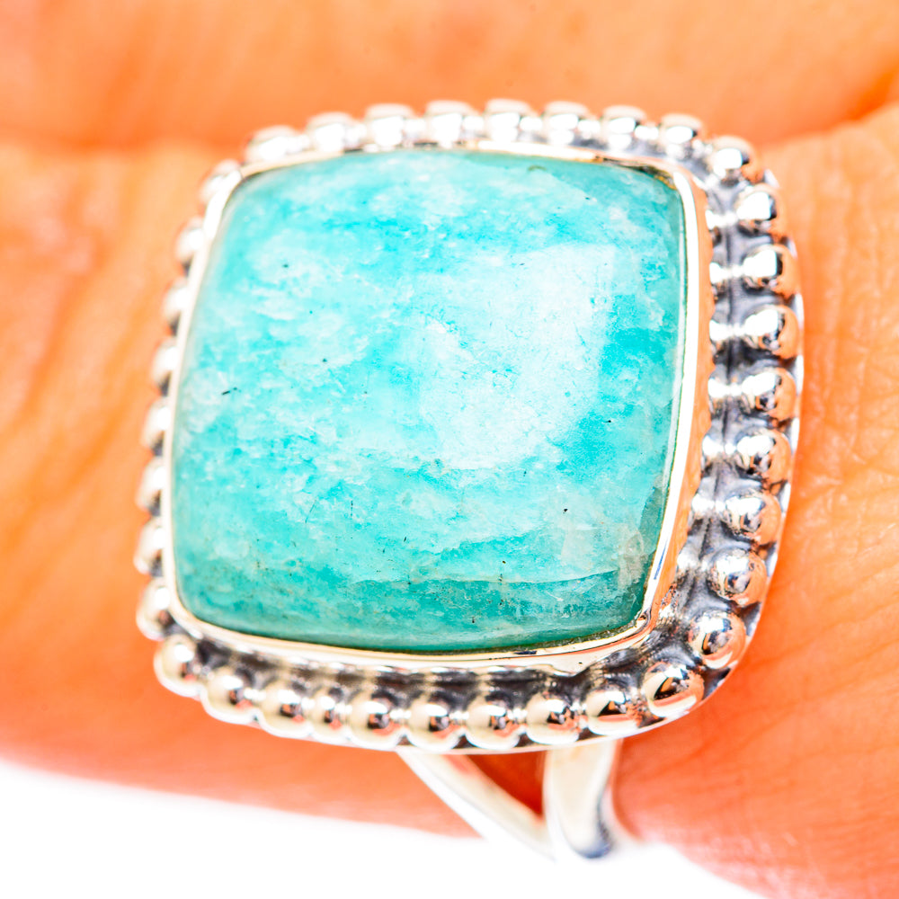 Amazonite Rings handcrafted by Ana Silver Co - RING118165
