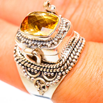 Citrine Rings handcrafted by Ana Silver Co - RING118173