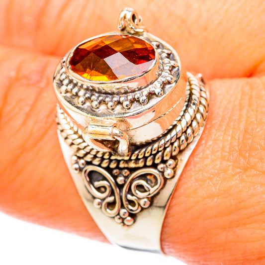Mandarin Citrine Rings handcrafted by Ana Silver Co - RING118174