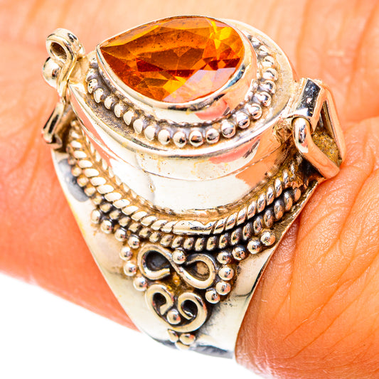 Mandarin Citrine Rings handcrafted by Ana Silver Co - RING118175