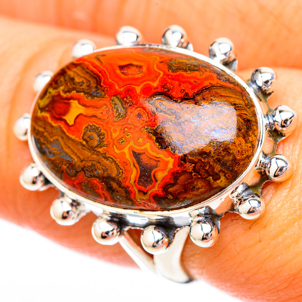 Moroccan Agate Rings handcrafted by Ana Silver Co - RING118192