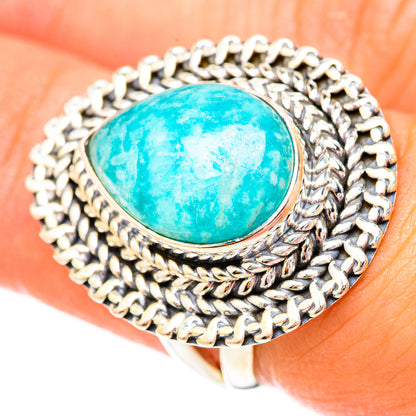 Amazonite Rings handcrafted by Ana Silver Co - RING118198