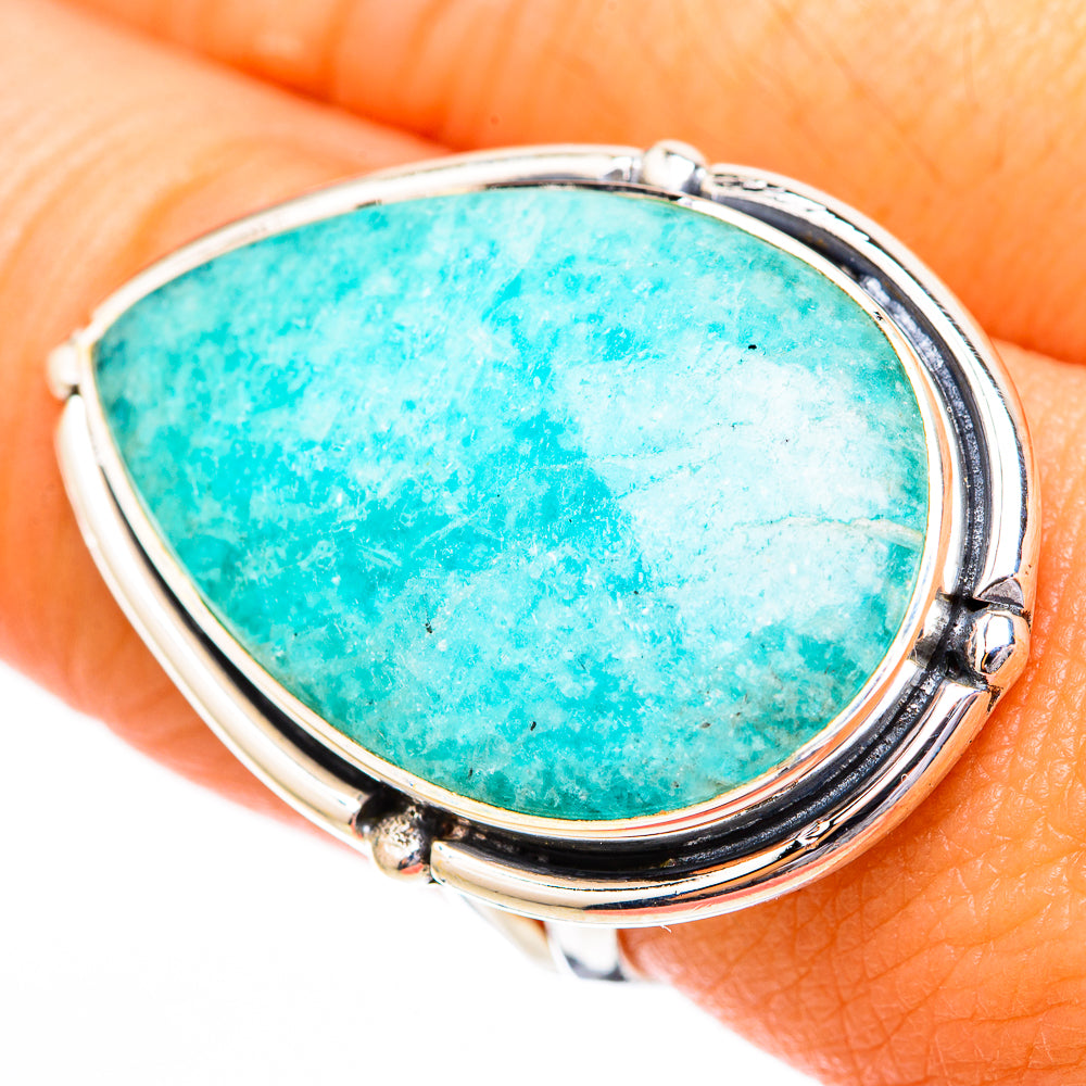 Amazonite Rings handcrafted by Ana Silver Co - RING118199