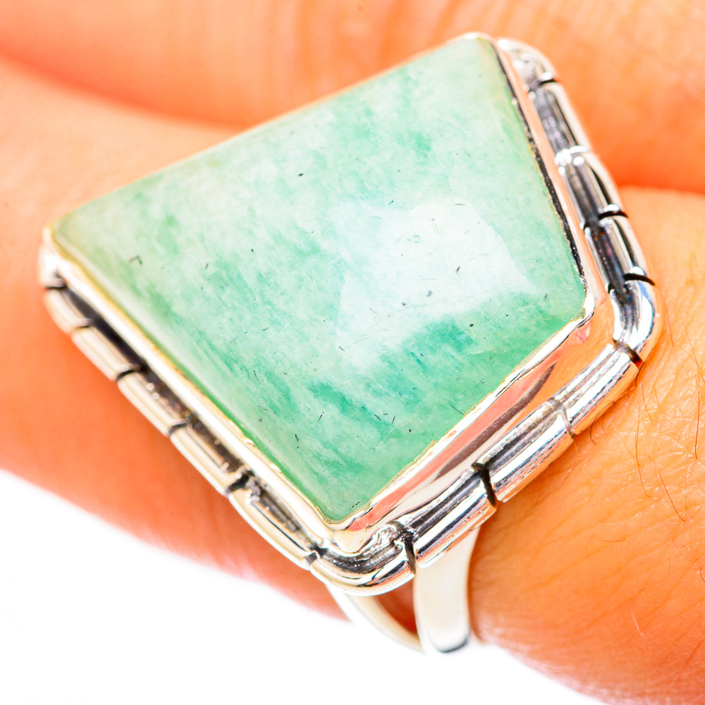Amazonite Rings handcrafted by Ana Silver Co - RING118208