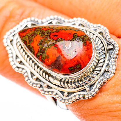 Moroccan Agate Rings handcrafted by Ana Silver Co - RING118213