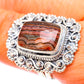 Crazy Lace Agate Rings handcrafted by Ana Silver Co - RING118214