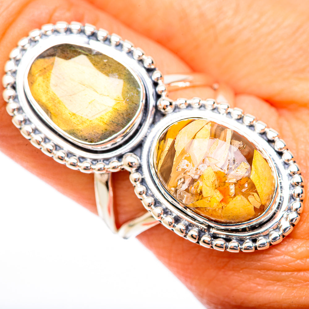 Brecciated Mookaite Rings handcrafted by Ana Silver Co - RING118216