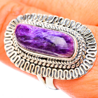 Charoite Rings handcrafted by Ana Silver Co - RING118217