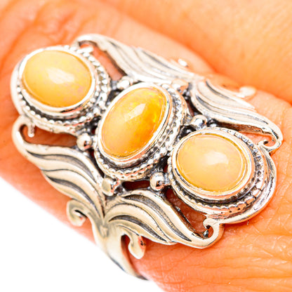 Ethiopian Opal Rings handcrafted by Ana Silver Co - RING118234