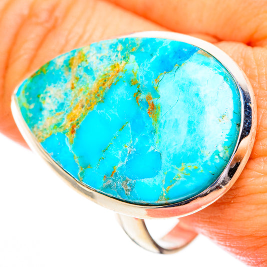 Chrysocolla Rings handcrafted by Ana Silver Co - RING118242