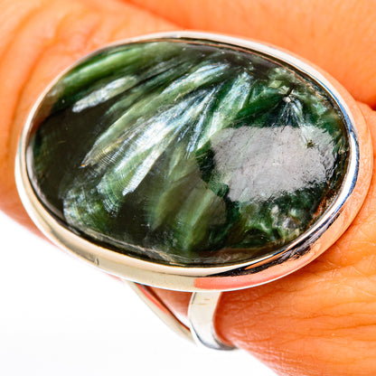 Seraphinite Rings handcrafted by Ana Silver Co - RING118250