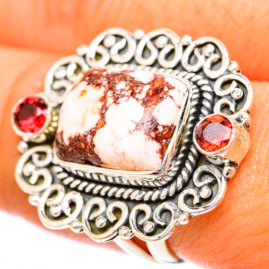 Wild Horse Jasper Rings handcrafted by Ana Silver Co - RING118254