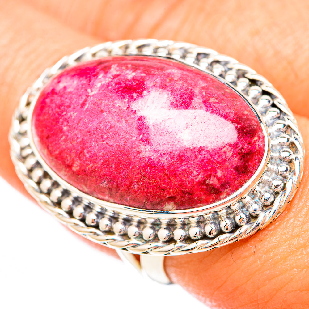 Thulite Rings handcrafted by Ana Silver Co - RING118257