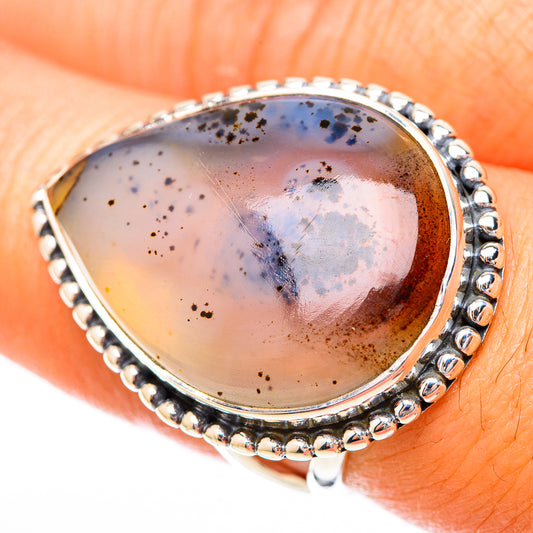 Dendritic Opal Rings handcrafted by Ana Silver Co - RING118260