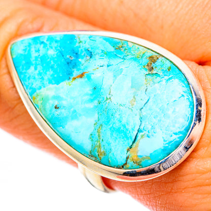 Chrysocolla Rings handcrafted by Ana Silver Co - RING118274