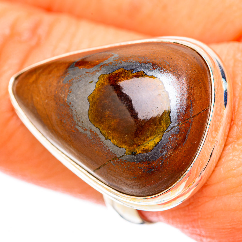 Tiger Iron Rings handcrafted by Ana Silver Co - RING118281