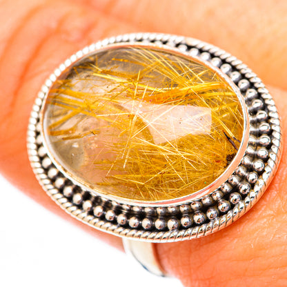 Rutilated Quartz Rings handcrafted by Ana Silver Co - RING118298
