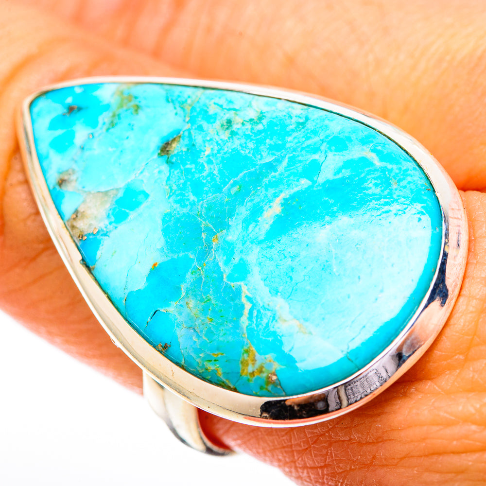Chrysocolla Rings handcrafted by Ana Silver Co - RING118301