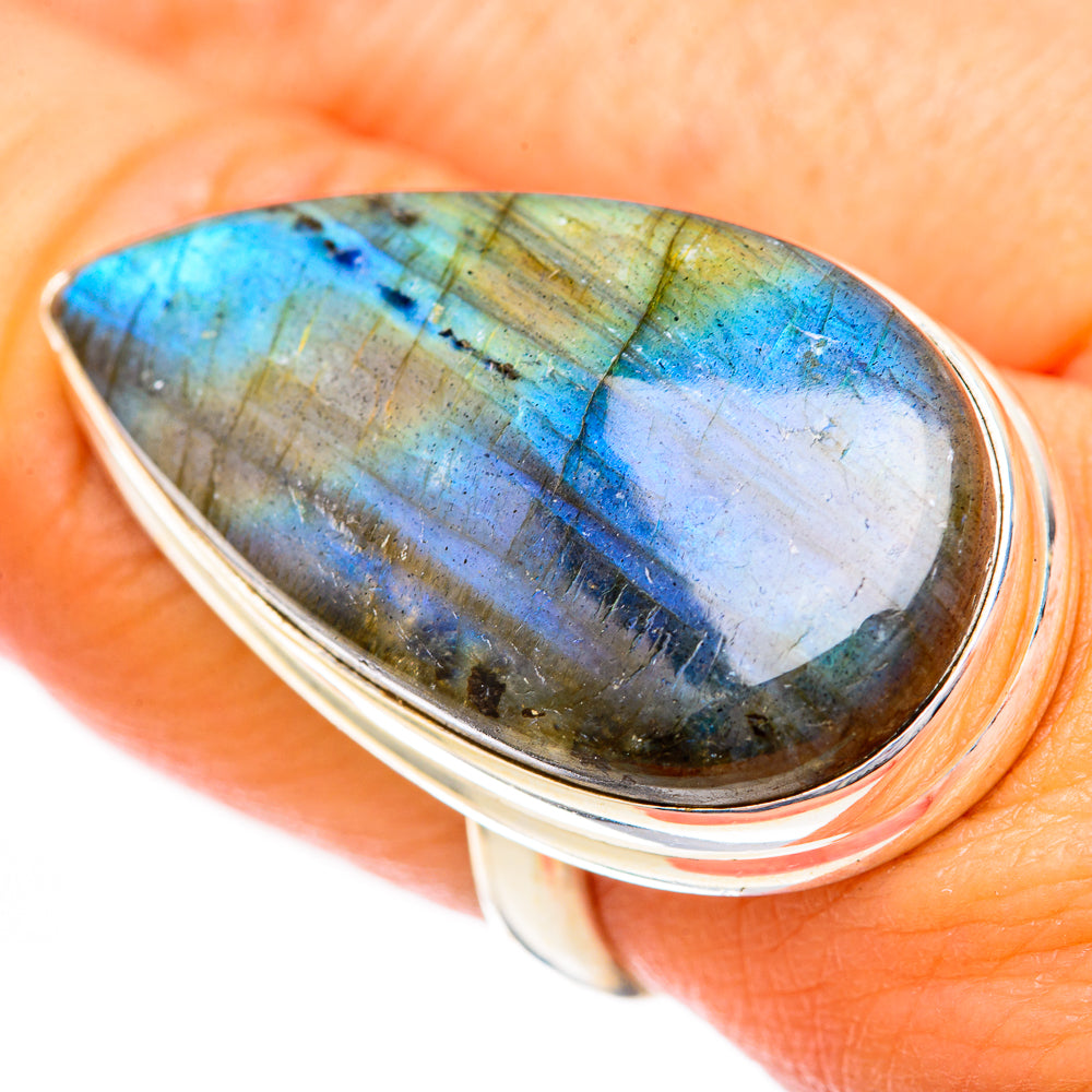 Labradorite Rings handcrafted by Ana Silver Co - RING118303
