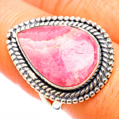 Rhodochrosite Rings handcrafted by Ana Silver Co - RING118317