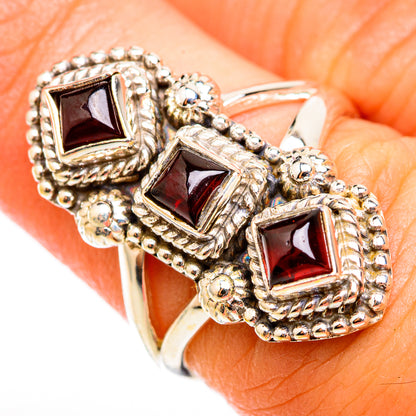 Garnet Rings handcrafted by Ana Silver Co - RING118318