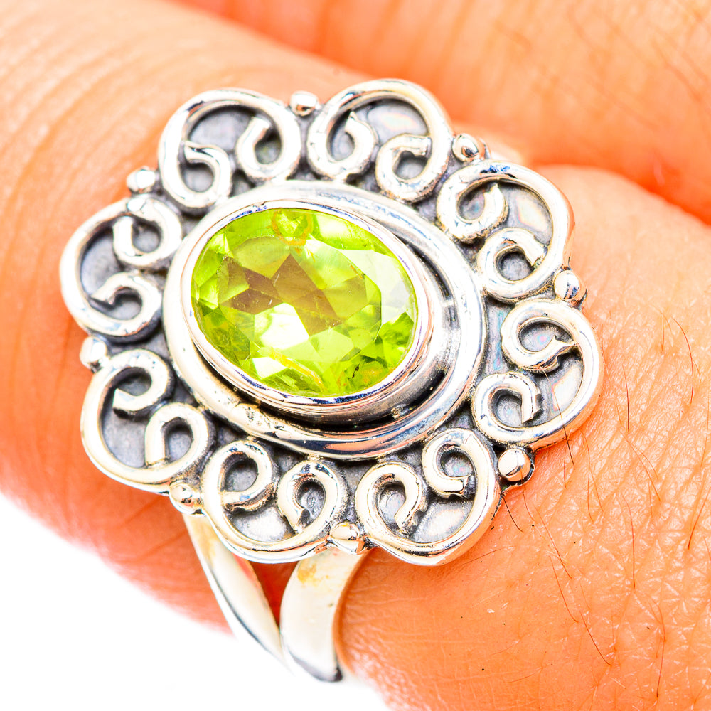 Peridot Rings handcrafted by Ana Silver Co - RING118336