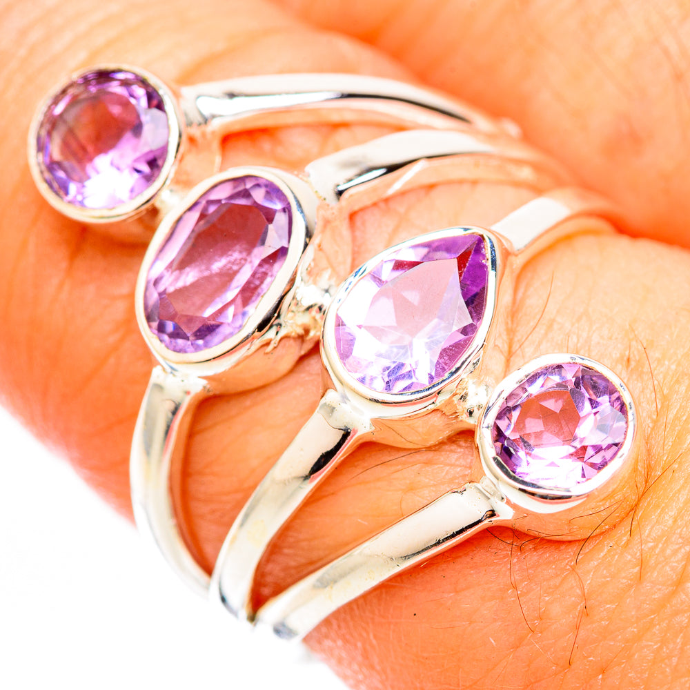 Amethyst Rings handcrafted by Ana Silver Co - RING118345