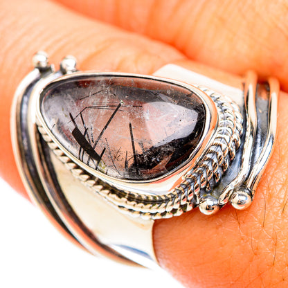 Tourmalinated Quartz Rings handcrafted by Ana Silver Co - RING118350