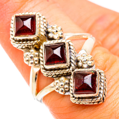 Garnet Rings handcrafted by Ana Silver Co - RING118365
