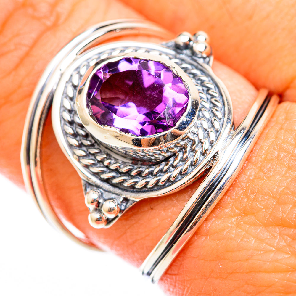 Amethyst Rings handcrafted by Ana Silver Co - RING118366