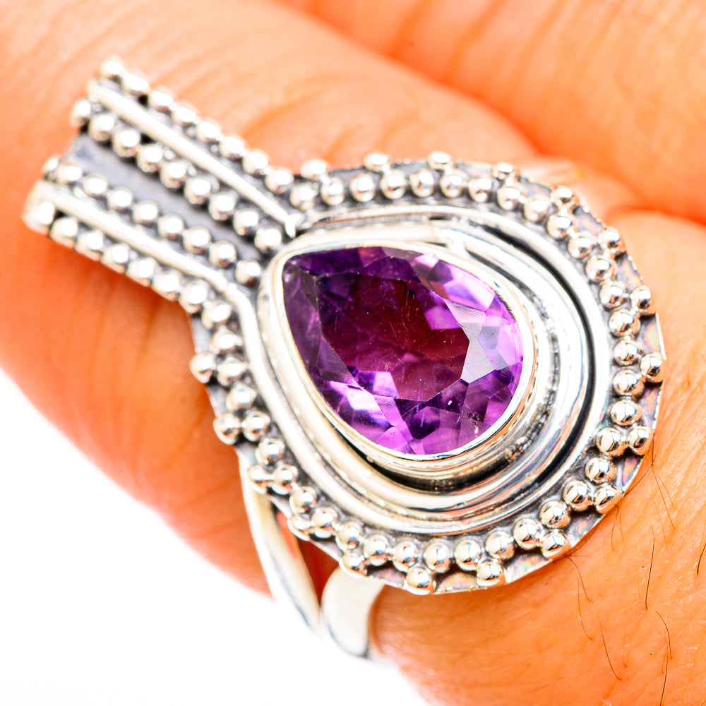 Amethyst Rings handcrafted by Ana Silver Co - RING118367