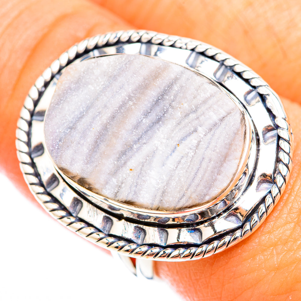 Desert Druzy Rings handcrafted by Ana Silver Co - RING118373