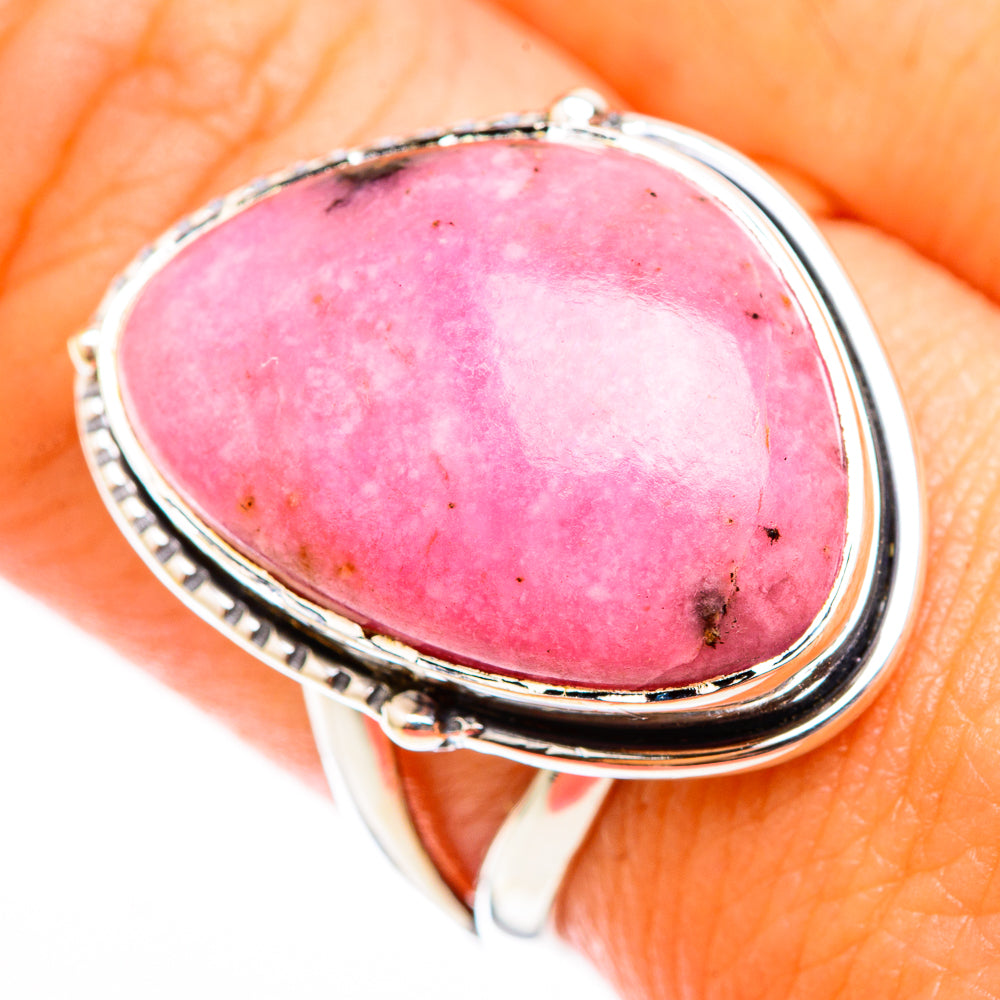 Rhodonite Rings handcrafted by Ana Silver Co - RING118382