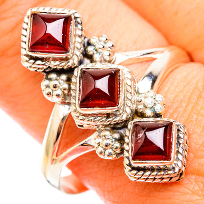 Garnet Rings handcrafted by Ana Silver Co - RING118384