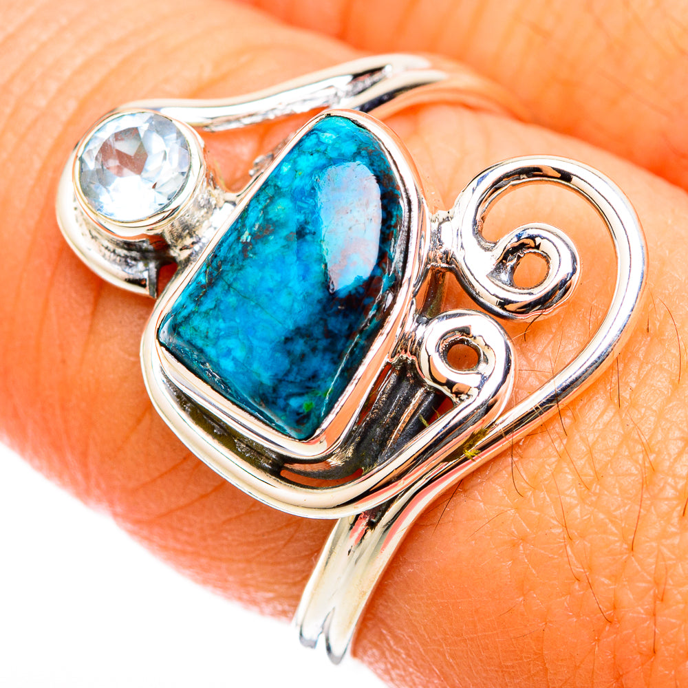 Shattuckite Rings handcrafted by Ana Silver Co - RING118398