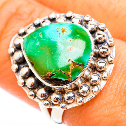 Tibetan Turquoise Rings handcrafted by Ana Silver Co - RING118399