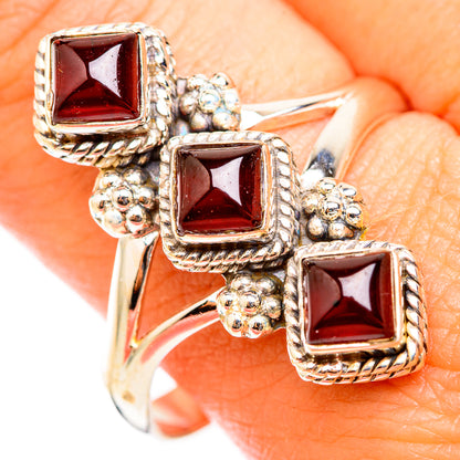 Garnet Rings handcrafted by Ana Silver Co - RING118404