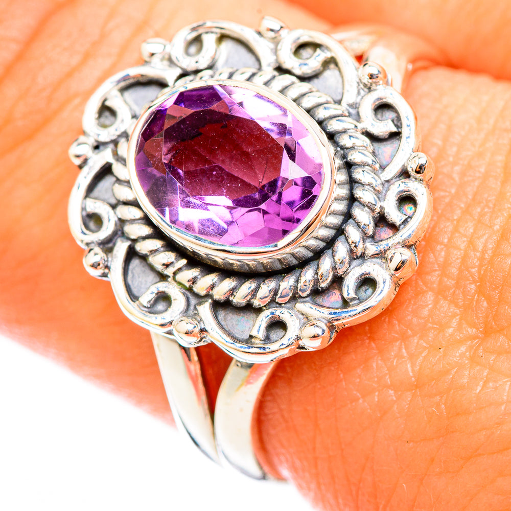 Amethyst Rings handcrafted by Ana Silver Co - RING118405
