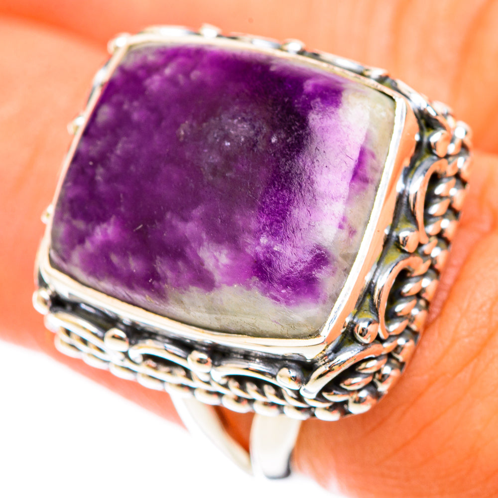 Lepidolite Rings handcrafted by Ana Silver Co - RING118406